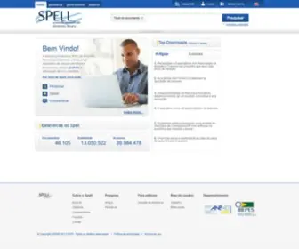 Spell.org.br(Scientific Periodicals Electronic Library) Screenshot