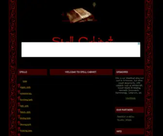 Spellcabinet.com(Spellcabinet) Screenshot