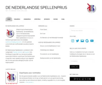 Spellenprijs.nl(Nederlandse Spellenprijs) Screenshot