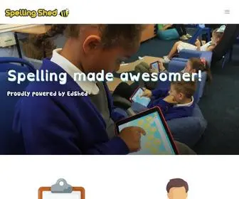 Spellingshed.com(Spelling Shed) Screenshot