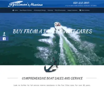 Spellmansmarina.com(Spellman's Marina) Screenshot