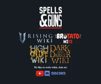 Spellsandguns.com(Spells & Guns) Screenshot
