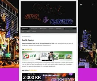 Spelochcasino.se Screenshot