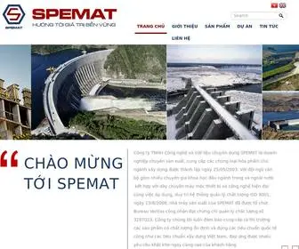 Spemat.com.vn(Phu gia be tong) Screenshot