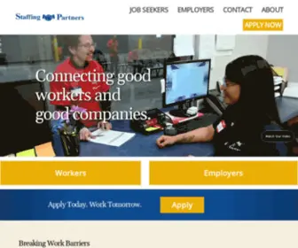 Spemploys.com(Staffing Partner) Screenshot