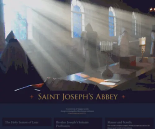 Spencerabbey.org(Saint Joseph's Abbey) Screenshot