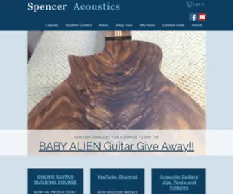 Spenceracoustics.com(Spencer Acoustics site) Screenshot