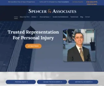 Spencerandassociateslaw.com(Woodland Hills Personal Injury Attorney) Screenshot