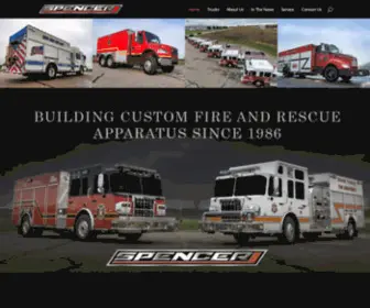 Spencerfiretrucks.com(Spencer Fire Trucks) Screenshot