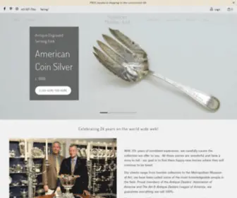 Spencermarks.com(Antique Silver and Fine Modern Sterling from Spencer Marks) Screenshot