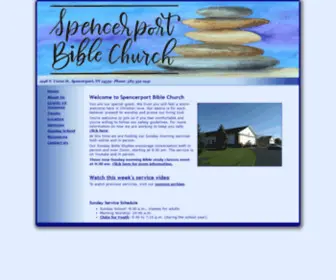 Spencerportbiblechurch.org(Spencerport Bible Church) Screenshot