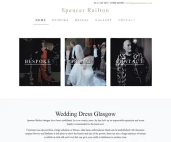 Spencerrailton.co.uk(Wedding Dress Designer Glasgow) Screenshot