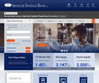 Spencersavingsonline.com(Spencer Savings Bank in NJ) Screenshot