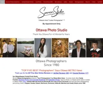 Spencerstudio.com(Ottawa Photographer) Screenshot