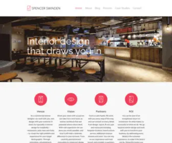 Spencerswinden.com(Commercial Interior Designers) Screenshot