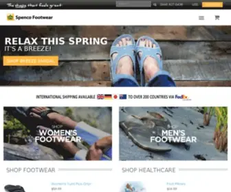 Spencofootwear.com(Waco Shoe Company) Screenshot