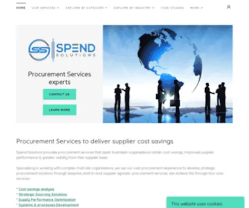Spend-Solutions.com.au(Spend Solutions' Procurement Services to obtain greater value from your supplier base. Adelaide) Screenshot