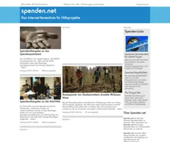 Spenden.net(Das Internet) Screenshot