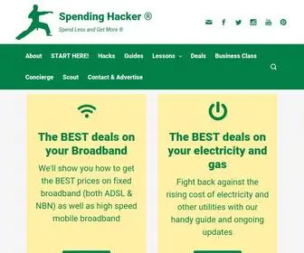 Spendinghacker.com.au(Spending Hacker) Screenshot