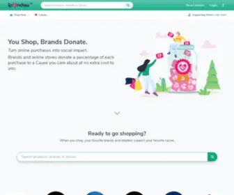 Spendow.com(Do good while you shop) Screenshot