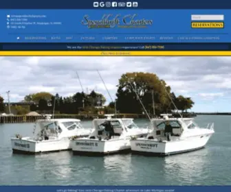 Spendthriftcharters.com(Chicago Fishing Charters Lake Michigan) Screenshot