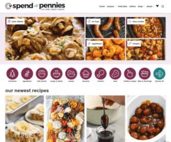 Spendwithpennies.com(Delicious & Comforting Simple Recipes) Screenshot