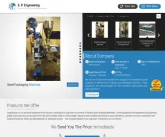 Spengineeringindia.com(S. P. Engineering) Screenshot
