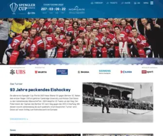 Spenglercup.ch(Internationales Eishockeyturnier) Screenshot