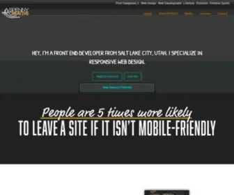 Spennycreative.com(Responsive Web Design) Screenshot