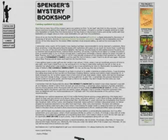 Spensersmysterybooks.com(Spenser's Mystery Bookshop) Screenshot