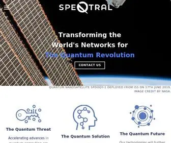 SpeqTral.space(Transforming the world's networks for the quantum revolution) Screenshot