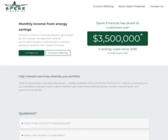 Sperefinancial.com(Spere Financial) Screenshot