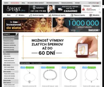 Sperky-Eshop.sk(Šperky) Screenshot