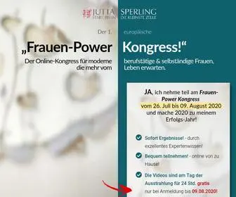 Sperling-Events.com(Frauen-Power Kongress) Screenshot