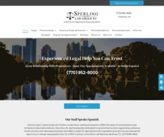 Sperlinglawgroup.com(JeanSperling/Sperling Law Group) Screenshot