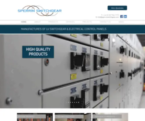 Sperrinswitchgear.com(Bot Verification) Screenshot