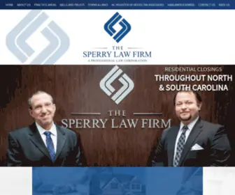 Sperrylaw.net(The Sperry Law Firm P.C) Screenshot