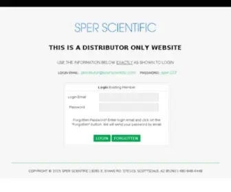 Sperscientific.com(Sper Scientific Instruments) Screenshot