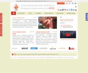 Spes.org.pl(Stowarzyszenie SPES) Screenshot