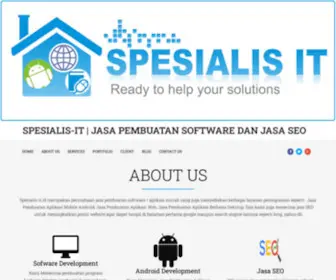 Spesialis-IT.id(JASA PEMBUATAN SOFTWARE DAN SEO) Screenshot