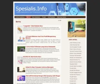 Spesialis.info(Artikel Kedokteran) Screenshot