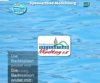 Spessartbad-Moenchberg.de(Beheiztes freibad im spessart) Screenshot