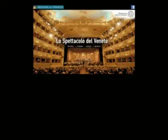 Spettacoloveneto.it(Lo Spettacolo del Veneto) Screenshot
