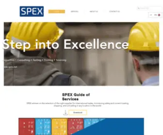 Spex.net(SPEX Specialized Experts Quality Services Limited) Screenshot