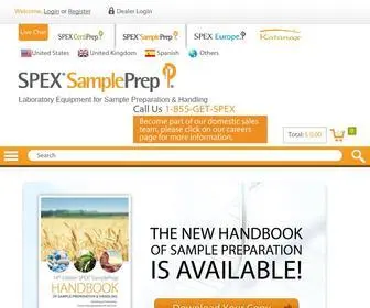 Spexsampleprep.com(Spex sampleprep) Screenshot