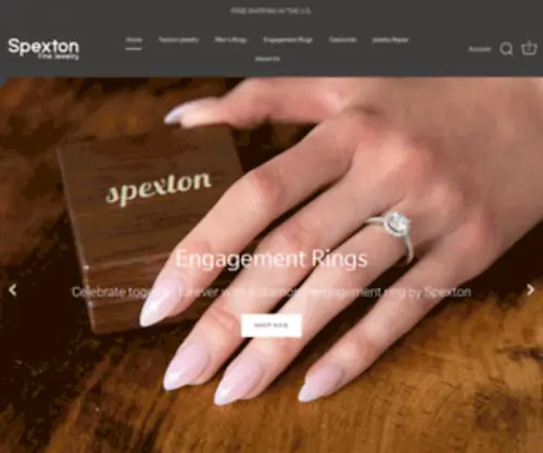 Spexton.com(Spexton Jewelers on Cherry Street) Screenshot