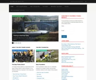 Speyfisheryboard.com(The Spey Fishery Board) Screenshot