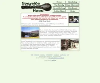 Speyside-Horn.co.uk(Speyside Horn) Screenshot