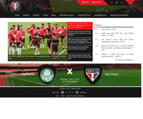 SPFC.net(São Paulo Futebol Clube) Screenshot