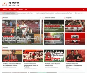 SPFcnoticias.com(Notícias do São Paulo FC) Screenshot